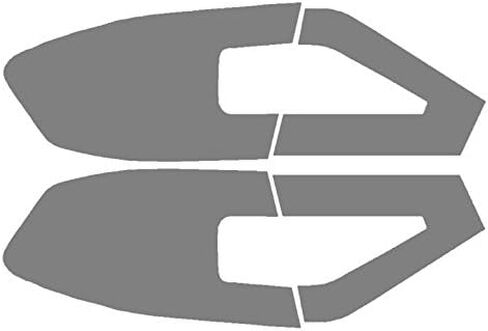 SlickMod Precut Vinyl Tint Cover for 2008-2014 Subaru WRX Taillights with Cutout (Hatchback) (Red-Out) in Saudi Arabia