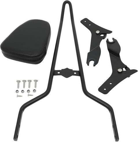 Detachable Passenger Backrest Sissy Bar for Harley Touring Road King Street Glide Electra Glide Road Glide FLHR FLHX FLHT FLTR 2009-2024, Chrome in Saudi Arabia