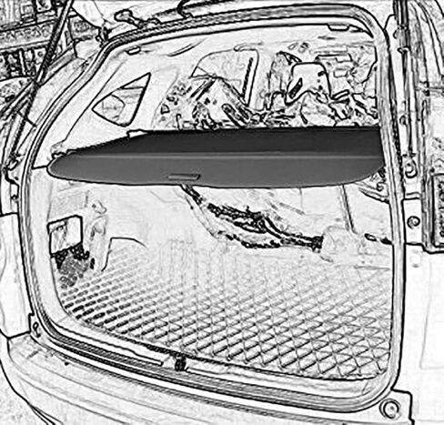 kaungka Cargo Security Rear Trunk Cover Retractable For 2017-2022 Honda Crv Cargo Cover Black in Saudi Arabia