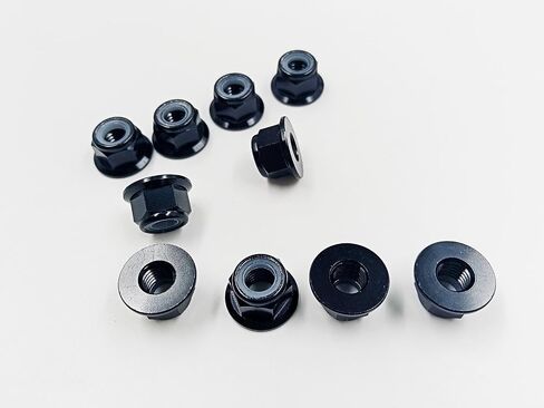 M3 30pcs Nylon Insert Flanged Lock Nuts Aluminum Alloy Self-Locking Nuts for RC Airplane FPV Quadcopter Drone Motor Prop Adapter FPV Parts (Blue, M3) in Saudi Arabia