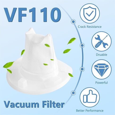 4 عبوات فلتر بديل لأدوات بلاك اند ديكر الكهربائية VF110 Dustbuster مكنسة يدوية لاسلكية CHV1410L CHV9610 CHV1210 CHV1410 CHV1510 BDH2000L، 90558113-01 in Kuwait