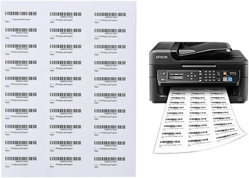 30-up Labels 3000 Stickers 100 Sheets 2.625 x 1 FBA Address Labels White Mailing Labels For Laser and Injet Printers in Saudi Arabia