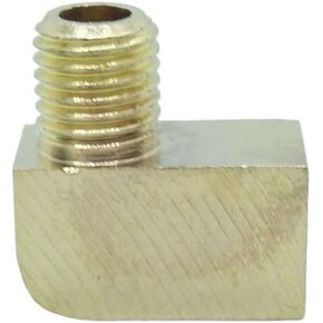 1 Piece Metric Fitting M8 x1 Female to M8 x 1 Male Adapter 90 Elbow Gauge Oil Fuel Gas