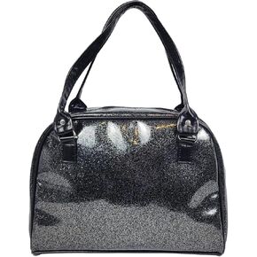 Dazzling, Colorful, Sparkly, Faux Patent Leather, Large, Shiny, Women's Handbag, Purse, Travel Bag, Satchel, Favorite Tote
