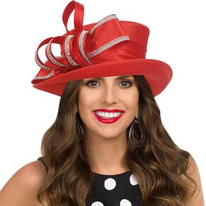 Women Kentucky Derby Dress Hat Church Wedding Tea Party Cloche Bucket Hats