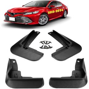 Mud Splash Guards Mud Flaps Kit for Toyota Camry Accessories SE XSE Sport 2018 2019 2020 2021 2022 2023 2024 Front and Rear 4-PC Set