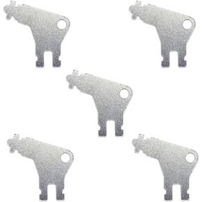 (5) Dispenser Keys for Georgia Pacific Kimberly Clark San Jamar SCA Cormatic Toilet Paper, Paper Towel, and Soap Dispenser (5)