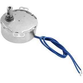 Fielect Synchronous Motor Turntable Motor CW Direction 4W Frequency 8-10RPM TYC-50 Horizontal Hole Tapping Shaft AC 110V