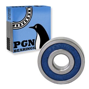 محمل PGN (10 عبوات) 6200-2RS - محمل كروي مختوم من الصلب الكروم المشحم - محامل 10x30x9 مم مع ختم مطاطي ودعم دورة في الدقيقة العالية