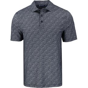 Cutter & Buck Pike Eco Pebble Print Stretch Recycled Mens Polo