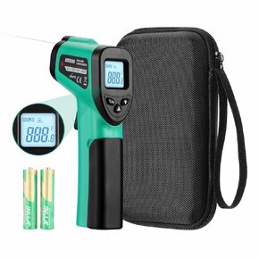 Infrared Thermometer Gun for Cooking, Laser Thermometer Gun for Blackstone Pizza Oven, -58℉~1022℉ Non Contact Temperature Gun with Carrying Storage Case, LCD Backlit (NOT for Human)
