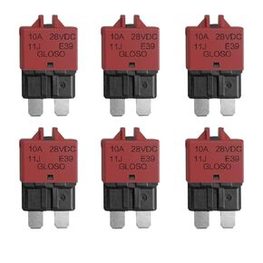 12V-28V 5A 10A 15A 20A 30A إعادة تعيين يدوي قطاع دارة ATC منخفض 15 أمبير 6 قطع