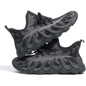 Toddler Shoes Boys Girls Tennis Shoes Kids Breathable Sneakers Lightweight Non Slip Sneakers Lace-up Running Athletic Shoes for Little Kid/Big Kid