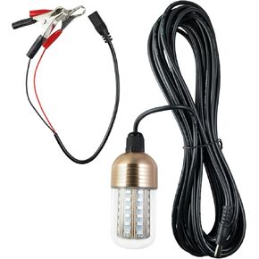 LED 12V Night Fishing Light, 20W/30W Underwater Fishing Finder Light 2000LM/3000LM IP68 Fish Attracting Lamp, Green Light