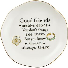 Gifts for Mom, Ceramic Jewelry Tray Ring Dish Mom Gifts, Valentines Day Christmas Mothers Day Birthday Gifts for Mom from Daughter Son