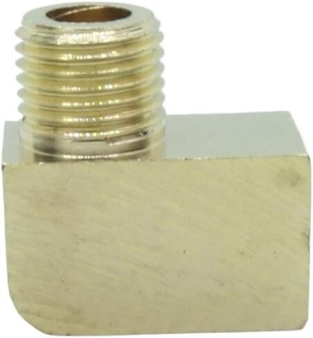 1 Piece Metric Fitting M8 x1 Female to M8 x 1 Male Adapter 90 Elbow Gauge Oil Fuel Gas in Kuwait