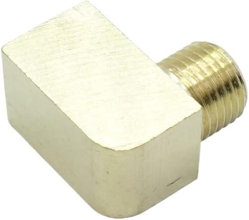 1 Piece Metric Fitting M8 x1 Female to M8 x 1 Male Adapter 90 Elbow Gauge Oil Fuel Gas in Kuwait