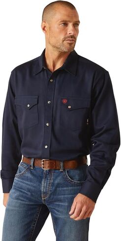 Ariat Men's Fire Resistant Solid Classic Fit Snap Work Shirt in Saudi Arabia