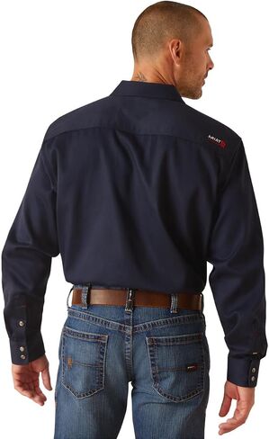Ariat Men's Fire Resistant Solid Classic Fit Snap Work Shirt in Saudi Arabia