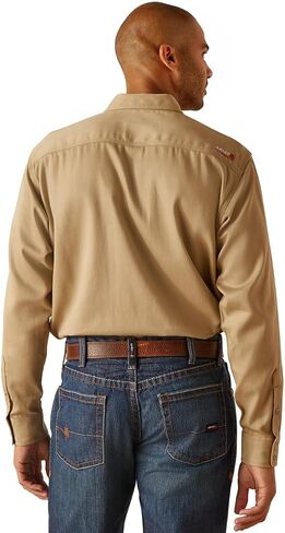 Ariat Men's Fire Resistant Solid Classic Fit Snap Work Shirt in Saudi Arabia