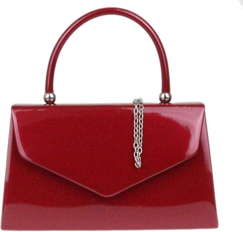 Patent Clutch Bag Handbag Small Hard Case Ladies in Saudi Arabia