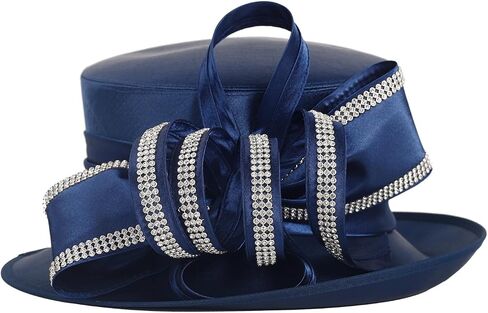 Women Kentucky Derby Dress Hat Church Wedding Tea Party Cloche Bucket Hats in Saudi Arabia