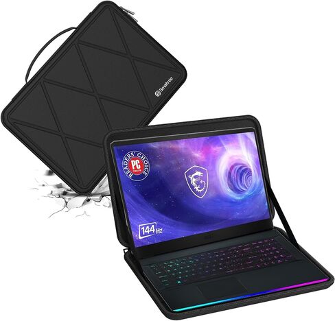 حافظة حماية Smatree صلبة EVA متوافقة مع 18 بوصة MSI Titan 18 HX A14V، MSI Raider 18 HX A14V، MSI Stealth 18 AI Studio A1V، MSI CreatorPro X18 HX-A14V Bag (X8332) in Kuwait