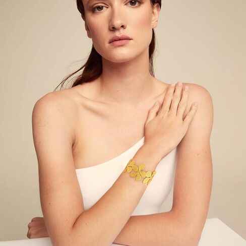 Cuff Bracelets for Women, Chunky 14k Gold Bracelets for Women Non Tarnish Gold Cuff Bracelet Teardrop Gold Bangle Multi-layer Cross Wire Open Bracelet Simple Silver Bracelets for Women in Kuwait