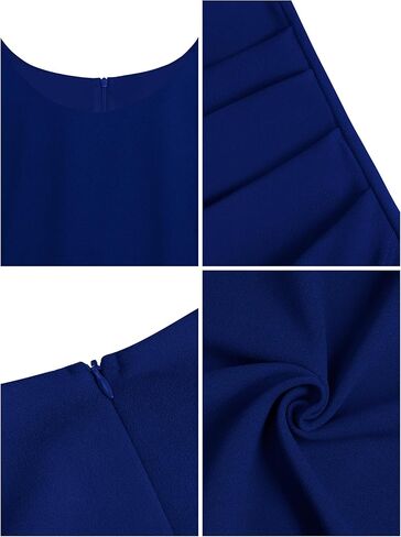 فستان نسائي رسمي للحفلات بأكمام قصيرة مكشكشة من Missufe in Kuwait