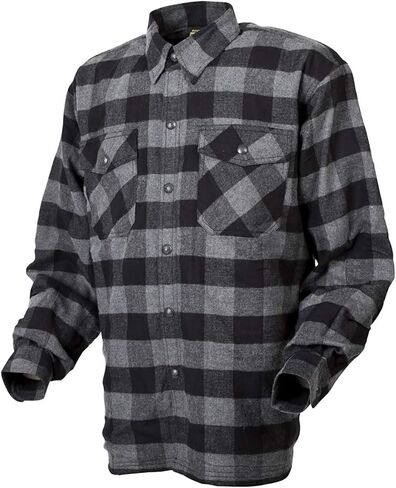 ScorpionEXO Covert Adult Men's Long Sleeve Motorcycle Flannel Riding Shirt with Mesh Pockets for Optional CE Rated Armor in Kuwait