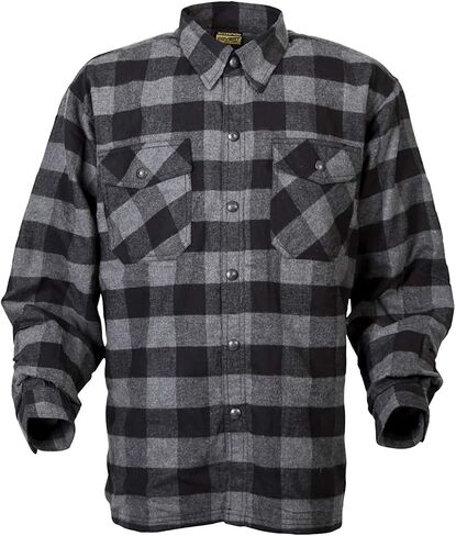 ScorpionEXO Covert Adult Men's Long Sleeve Motorcycle Flannel Riding Shirt with Mesh Pockets for Optional CE Rated Armor in Kuwait