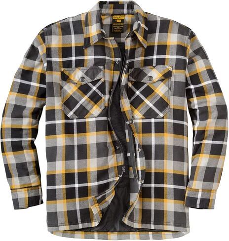 ScorpionEXO Covert Adult Men's Long Sleeve Motorcycle Flannel Riding Shirt with Mesh Pockets for Optional CE Rated Armor in Kuwait