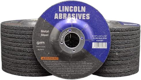 25 Pack Grinding Wheels 4.5" x 1/4" x 7/8" for Metal in Kuwait
