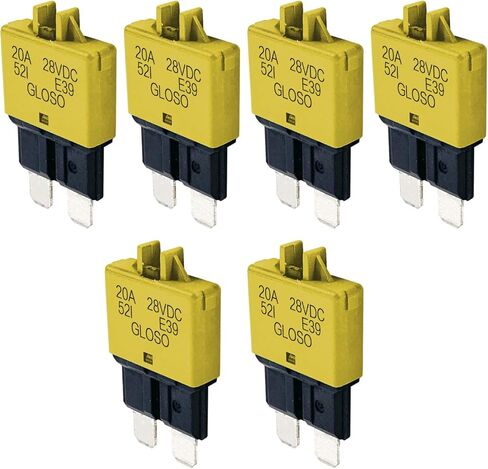 12V-28V 5A 10A 15A 20A 30A إعادة تعيين يدوي قطاع دارة ATC منخفض 15 أمبير 6 قطع in Kuwait