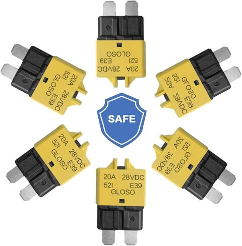 12V-28V 5A 10A 15A 20A 30A إعادة تعيين يدوي قطاع دارة ATC منخفض 15 أمبير 6 قطع in Kuwait