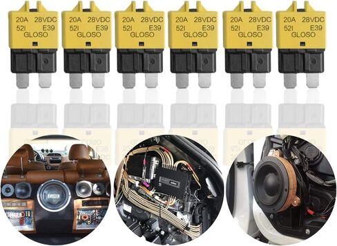 12V-28V 5A 10A 15A 20A 30A إعادة تعيين يدوي قطاع دارة ATC منخفض 15 أمبير 6 قطع in Kuwait