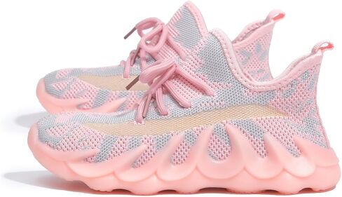 Toddler Shoes Boys Girls Tennis Shoes Kids Breathable Sneakers Lightweight Non Slip Sneakers Lace-up Running Athletic Shoes for Little Kid/Big Kid in Saudi Arabia