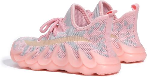 Toddler Shoes Boys Girls Tennis Shoes Kids Breathable Sneakers Lightweight Non Slip Sneakers Lace-up Running Athletic Shoes for Little Kid/Big Kid in Saudi Arabia