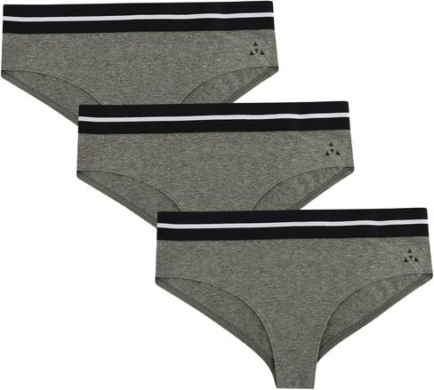 Women's Low Rise Active Cotton Bikini Panties Underwear 3 Pack - Assorted Colors in Saudi Arabia