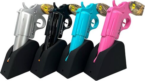 Realtree® Electric Gun Wine Bottle Opener - Open your Wine Bottle Fast with this New Corkscrew - Great Gift for Gun Enthusiasts and Wine Lovers. Foil Cutter and Charging Base Included. (Black) in Kuwait