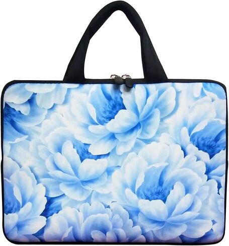 11 11.6 12 12.5 inch Laptop Carrying Bag Chromebook Case Notebook for Apple MacBook Air Samsung HP DELL Lenovo Asus (Blue Dragon) in Saudi Arabia