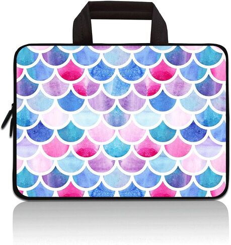 11 11.6 12 12.5 inch Laptop Carrying Bag Chromebook Case Notebook for Apple MacBook Air Samsung HP DELL Lenovo Asus (Blue Dragon) in Saudi Arabia