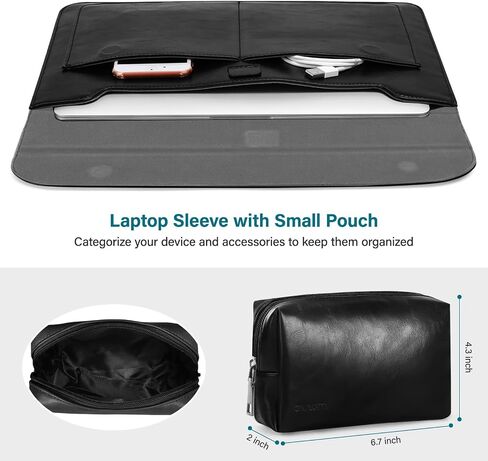 حقيبة كمبيوتر محمول MOSISO مقاس 13 بوصة متوافقة مع MacBook Air 13.6 2024-2022 M3 A3113 M2 A2681/Air 13 2022-2018 M1/Pro 13 2024-2016 M2 M1، حقيبة حمل بغطاء من جلد البولي يوريثان مع حامل وحقيبة صغيرة، بيج in Kuwait