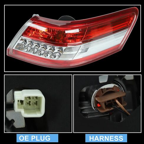 Rear Tail Light Brake Lamp Driver Left Side Compatible with 2010-2011 Toyota Camry 8156006340 TO2804106 in Saudi Arabia