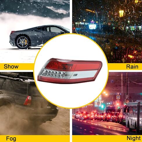 Rear Tail Light Brake Lamp Driver Left Side Compatible with 2010-2011 Toyota Camry 8156006340 TO2804106 in Saudi Arabia