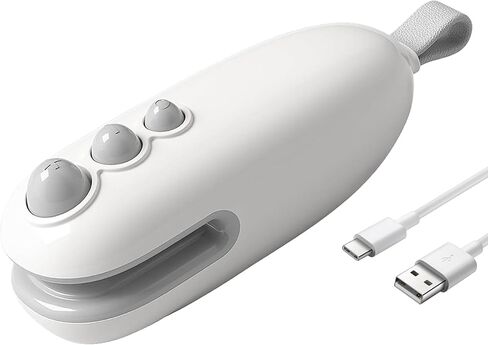 ماكينة ختم الأكياس الصغيرة، مانع تسرب الهواء القابل لإعادة الشحن عبر USB-C، 2 في 1 مانع تسرب الحرارة وقاطع آلة إعادة الغلق المحمولة للأكياس البلاستيكية للرقائق والوجبات الخفيفة وأكياس البسكويت in Saudi Arabia