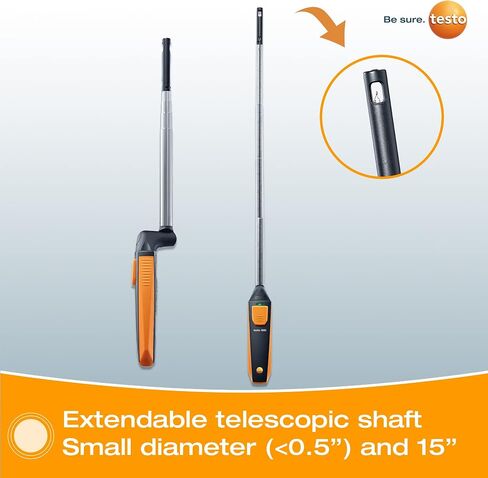 Testo 0560 2549 03 549i High-Pressure Gauge 2nd Generation 45 Degree in Saudi Arabia