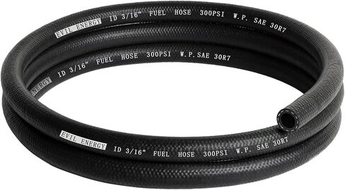 EVIL ENERGY 3/8 Fuel Hose Line Push Lock NBR Rubber SAE 30R7 25FT 300PSI in Saudi Arabia