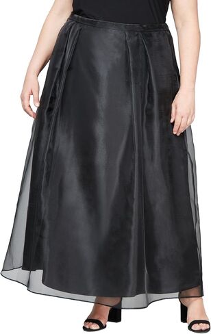 Alex Evenings Women's Full Length Formal Maxi Skirt (Plus Size) in Saudi Arabia
