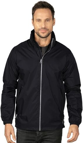 AFC Men’s Lined Waterproof Windbreaker Jacket Lightweight Coat In 2x & 3x Only in Saudi Arabia